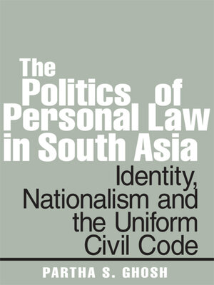 cover image of The Politics of Personal Law in South Asia